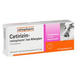 CETIRIZIN RATIOPHARM 10MG