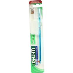 Eine Zahnbürste in einer plastikfreien Verpackung mit biologischem Griff.