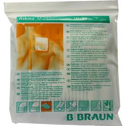 Eine Packung mit Mullkompressen von der Marke B. Braun.